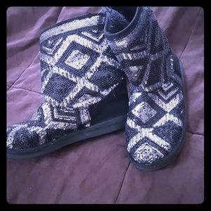 Kids sequin justice fall/winter boots
